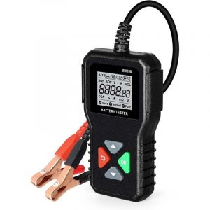 Testeur de Batterie de Voiture, Testeur de Batterie de Voiture BM550 Testeur de Batterie 6V 12V 24V avec Test de Tension 100 &agrave; 2000 CCA Analyseur de
