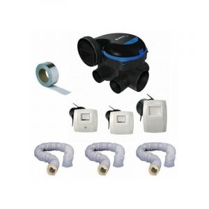 Kit complet gaines et vmc aldes easyhome hygro premium mw basse consommation