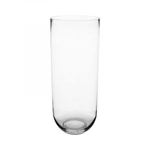 Vase Cylindrique 'Bombé' 50cm Transparent