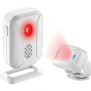 Sonnette &agrave; capteur de mouvement, sonnette d'entr&eacute;e d'entreprise, sonnette de magasin, sonnette commerciale,alarme de d&eacute;tection de mouvement, rappel