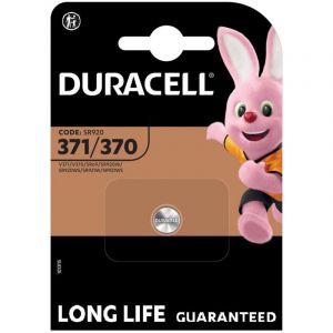 1 x Duracell 371/370 (1 ampoule de 1 batterie) 1 pile (SR920/V371/V370/SR69/SR920W/SR920WS/SR921W/SR921WS) 1