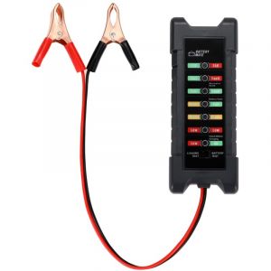 1 Pi&egrave;ce Testeur de batterie de voiture 12V 24V,testeur d'alternateur automobile,v&eacute;rificateur de batterie,analyseur pour v&eacute;rifier l'alternateur et le