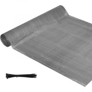 Einfeben - Brise vue renforcé 1.8 x 10 m Brise vue Pour Balcon hdpe barrière maille pare brise Gris