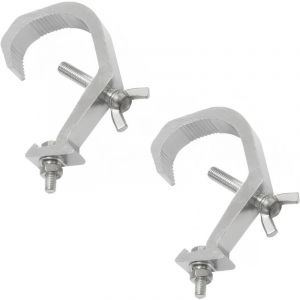Lot de 2 Crochets Lumi&egrave;re DJ Fixation Truss Bracket, Crochet &agrave; Portique pour &Eacute;clairage Sc&egrave;ne, 40-55mm
