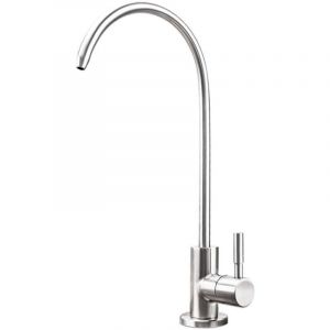 Robinet d'eau potable pour &eacute;vier de cuisine, robinet de filtre &agrave; eau pour syst&egrave;me d'osmose inverse ou de filtration d'eau, en acier inoxydable