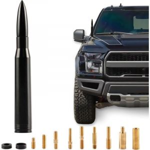 Antenne automobile universelle, compatible avec les camions Ford, Dodge, Chevrolet, GMC, Jeep et Toyota - fabriqu&eacute;e en alliage d'aluminium vierge