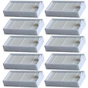 Lot de 10 filtres de rechange pour aspirateur Chuwi Vida iLife V3 V3s X5 V5 V5s Pro Ecovacs CR130 CR120 CEN540 CEN250