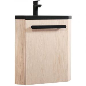 Meuble lave-mains d'angle skino