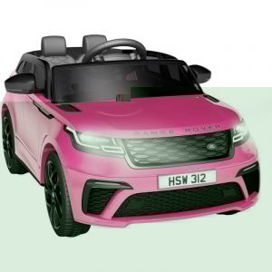 Lunsy &ndash; Voiture &eacute;lectrique pour enfants 2 places &ndash; T&eacute;l&eacute;command&eacute;e 12V avec batterie rechargeable 4.5Ah &ndash; Phares &agrave; DEL &ndash; Couleur rose - 700MA
