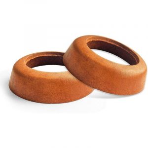 2 Pi&egrave;ces Joints en Cuir de Type 75, Joint de Pompe &agrave; Main,Manchons de Piston pour Jardins, Cours, Pelouses, Parcs (2)