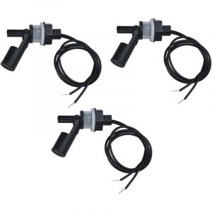 Lot de 3 Capteurs de Niveau deau, Interrupteur Flotteur Pour, Pompe Capteur Niveau eau Interrupteur De Niveau Automatique pour Aquarium de Piscine