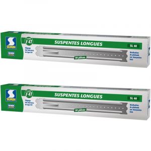 Suspentes Longues 400 mm F47 Semin Boite de 50 (lot de 2)