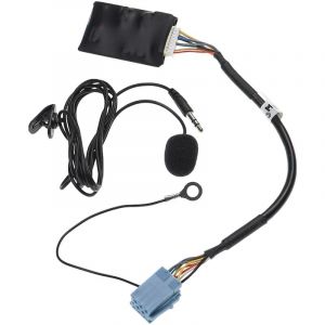 Bluetooth, adaptateur autoradio compatible avec Audi A3 2001-2006 Chorus 1, Concert 2, Concert 1, Chorus 2 - micro inclus, c&acirc;ble jack + clip - Vhbw
