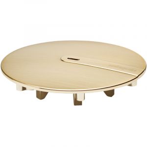 Wirquin D&ocirc;me ABS pour bonde de douche SLIM+ &Oslash;90mm - or bross&eacute;