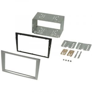 Adnauto - Kit Facade Autoradio FA100NB compatible avec Opel Corsa c 00-06 - Argent