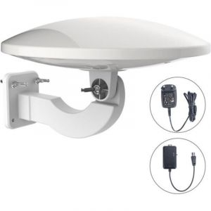 Antenne Amplifi&eacute;e - 1byone - 32dB - R&eacute;ception Omnidirectionnelle - Port&eacute;e 120Km - Ext&eacute;rieure