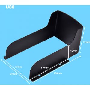 Promotion Couvercle M&eacute;Tallique &eacute;Tanche pour Cam&eacute;Ra Vid&eacute;O, Sonnette, Serrure De Porte, Bouton De Portes D'Acc&egrave;S, Prot&egrave;Ge L'Appareil du Soleil Et des