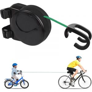 Barre Traction Velo Enfant, Remorque Velo Enfant, Accessoire Velo, Corde de remorquage de vélo rétractable, Ceinture de Corde de Traction de