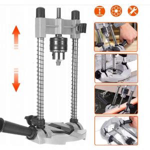 Colonne de Support pour Perceuse, Porte-Foret R&eacute;glable, 45 60 75 90&deg; Guide de Percage, Support Perceuse, Support Perceuse Colonne, Mat&eacute;riau