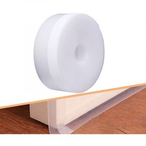 5 M&egrave;tres Joint Porte Isolant Bas de Porte Anti Froid Adh&eacute;sif pour Fen&ecirc;tres Porte de Douche Bande d'&eacute;tanch&eacute;it&eacute; Auto-adh&eacute;sive de Silicone Stop Bruit et