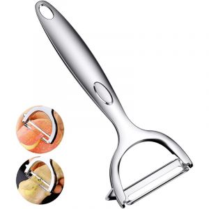 Largeight - jamais UTILIS&Eacute;]&Eacute;plucheur Multifonction en Acier Inoxydable, Eplucheur L&eacute;gumes, Eplucheur de Pomme, Eplucheur Julienne de y pour &eacute;plucher,