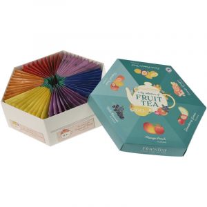 Boîte ofhexagonal tea, 6 saveurs, 60 bags