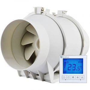 Gojoy - Conduit ventilateur salle de bains ventilateur ventilateur ventilateur mural Turbo moteur hotte wc cuisine