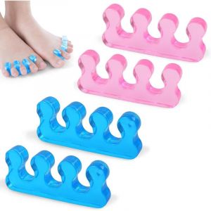4pcs S&eacute;parateurs D'orteils P&eacute;dicure,Ecarteur Orteil,Separateur Orteil,S&eacute;parateurs D'ongles Lavables R&eacute;p&eacute;tables,Separateur Orteil Vernis Pour