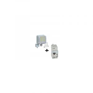 Prise de recharge Green'up Access Legrand + disjoncteur différentiel