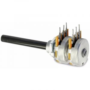 Potentiom&egrave;tre OMEG PC2G20BU, 47 k&Omega;, st&eacute;r&eacute;o, logarithmique