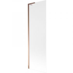 Mexen - Paroi de baignoire Next l 1 porte 60 x 150 cm, givrée, or rose - 895-060-000-03-30-60