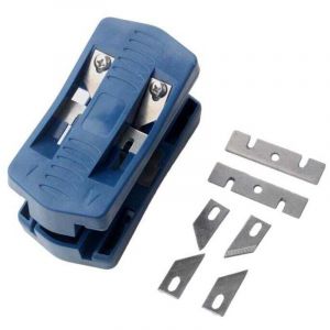 Coupe-bordures en bois, plastique araseur de chant coupe-ruban portable &agrave; 2 bords pour menuisiers, travail du bois &agrave; 2 bords