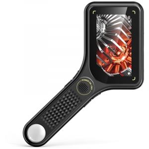 Microscope num&eacute;rique portable grossissement 500x, &eacute;cran IPS 3", objectif autofocus 2 MP, 8 LED, enregistrement photo/vid&eacute;o