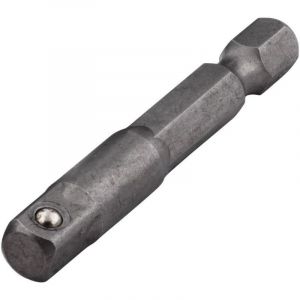 Adaptateur &agrave; tige hexagonale vers douille carr&eacute;e Support de douille &agrave; tige de 6 mm (1/4 ''), Vert, 50 mm