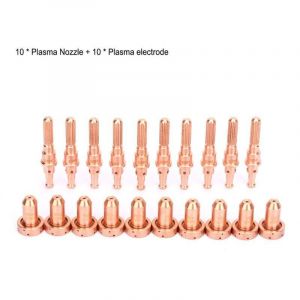 Buse de soudage et &eacute;lectrode Plasma, consommables Plasma pour torche de d&eacute;coupe Plasma SL60/100, 20 pi&egrave;ces
