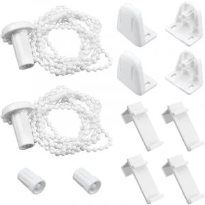 2 Ensemble de Accessoires pour stores enrouleurs(17 mm/PVC/sans percage) Fixation pour Store Enrouleur pour Store fenetre Store Enrouleur etc