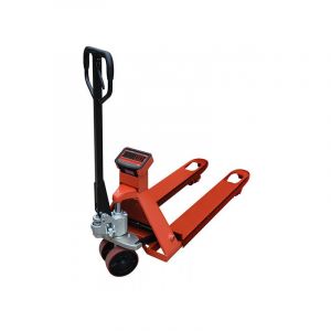 Transpalette peseur rouge 2T - Fourches 1150x540mm - Affichage par tranche de 500g - ZF20N