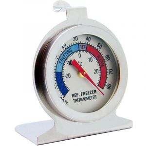 2 thermomètres pour réfrigérateur, thermomètre pour congélateur, thermomètre, thermomètre rond, thermomètre pour réfrigérateur