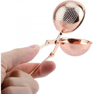 Boule &agrave; th&eacute; Tamis Infuseur &agrave; Th&eacute; en Acier Inoxydable, Th&eacute; Filtre &agrave; Th&eacute; Cuill&egrave;re, Infuseur th&eacute; boule R&eacute;utilisable de Th&eacute;i&egrave;re,