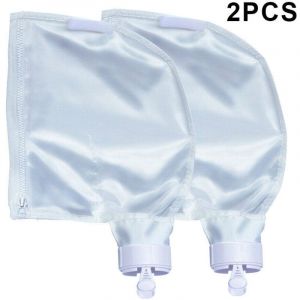 Sac Filtrant Piscine Net Chiffon Sac Nettoyage Piscine compatible Polaris 280/480 Nettoyeur Piscine 23X34cm Accessoire,