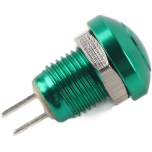 Interrupteur &agrave; Bouton-poussoir de Voiture, 1A 24V 8Mm Mini Interrupteur d'alimentation &agrave; Bouton-poussoir momentan&eacute; de Voiture &eacute;tanche en Alliage de