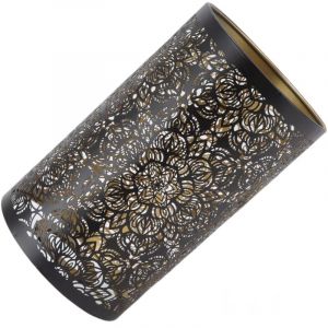 Abat-jour Abat-jour Creux Sculpture M&eacute;tal Cylindrique Motif Circulaire E27 E26 D&eacute;tachable D&eacute;coratif Table de Chevet Abat-jour