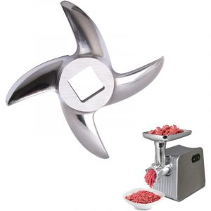 Lame de Hachoir, Lames pour Hachoir à Viande, Couteau pour Hachoir à Viande, Lame de Hachoir en Acier Inoxydable, Rechange de Remplacement pour