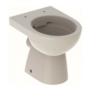 Geberit - Cuvette wc au sol Renova, sortie horizontale, semi-carénée, Rimfree, 49cm, Blanc