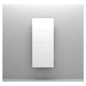 NYX - Radiateur &eacute;l&eacute;ctrique Acier Topaze 1500W Programmable Vertical Blanc