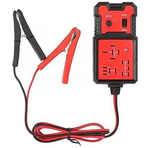 Testeur &eacute;lectronique de relais automobile 12 V avec clips - Testeur de relais &eacute;lectronique pour r&eacute;paration automobile