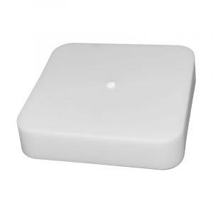 Bouchon sans trou pvc blanc 100x100mm Platinium