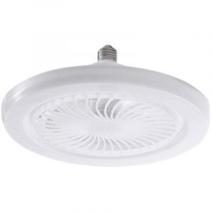 Ventilateurs de Plafond avec T&eacute;l&eacute;commande, 30W Ventilateur de Plafond 9,8 Pouces Petite Lampe de Ventilateur LED Silencieuse E27 pour Chambre