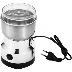 [JAMAIS UTILIS&Eacute;] Moulin &agrave; Caf&eacute; &Eacute;lectrique 220V Broyeur &agrave; Graines de Lin Noix Poivre &Eacute;pices Mixeur en Acier Inoxydable