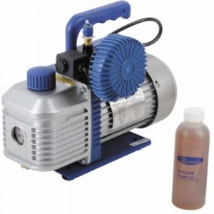 Pompe &agrave; vide 2 &eacute;tages R32 71l/min 15&micro; &eacute;lectrovanne - GALAXAIR : 2VP-71-EV-R32